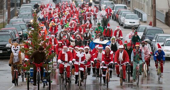 В Феодосии пройдет акция «Дед Мороз на велосипеде»