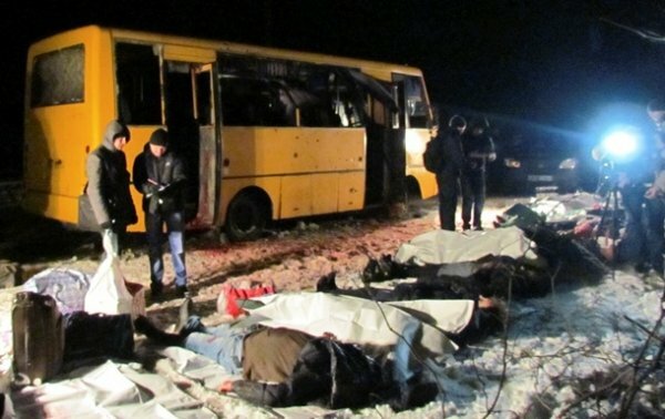 Водитель автобуса Донецк — Мариуполь рассказал, откуда были выстрелы (ВИДЕО ...