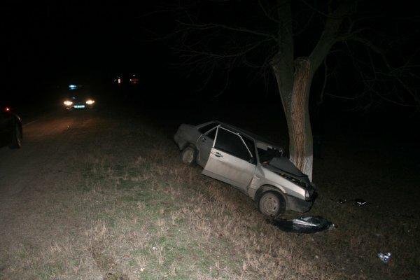 Возле Севастополя молодой водитель врезался в дерево и погиб